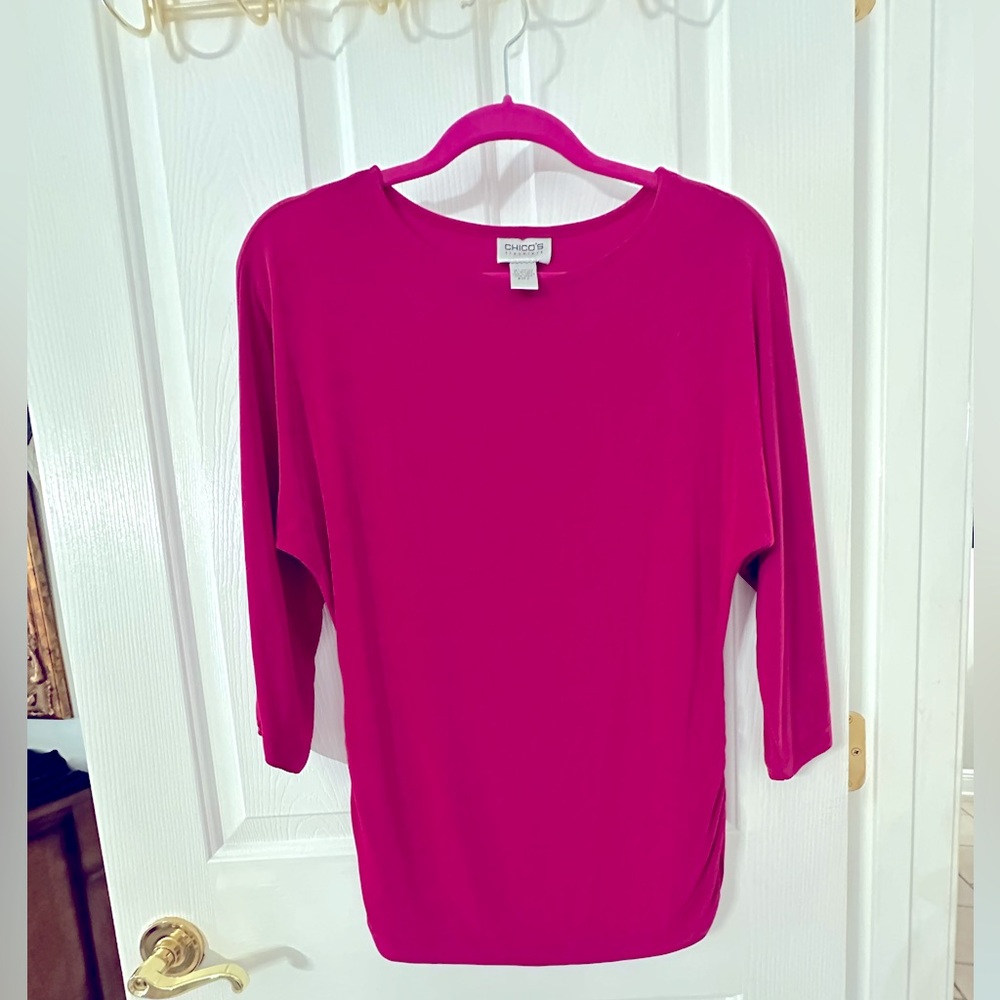 Chico's Vibrant Pink Women's Blouse